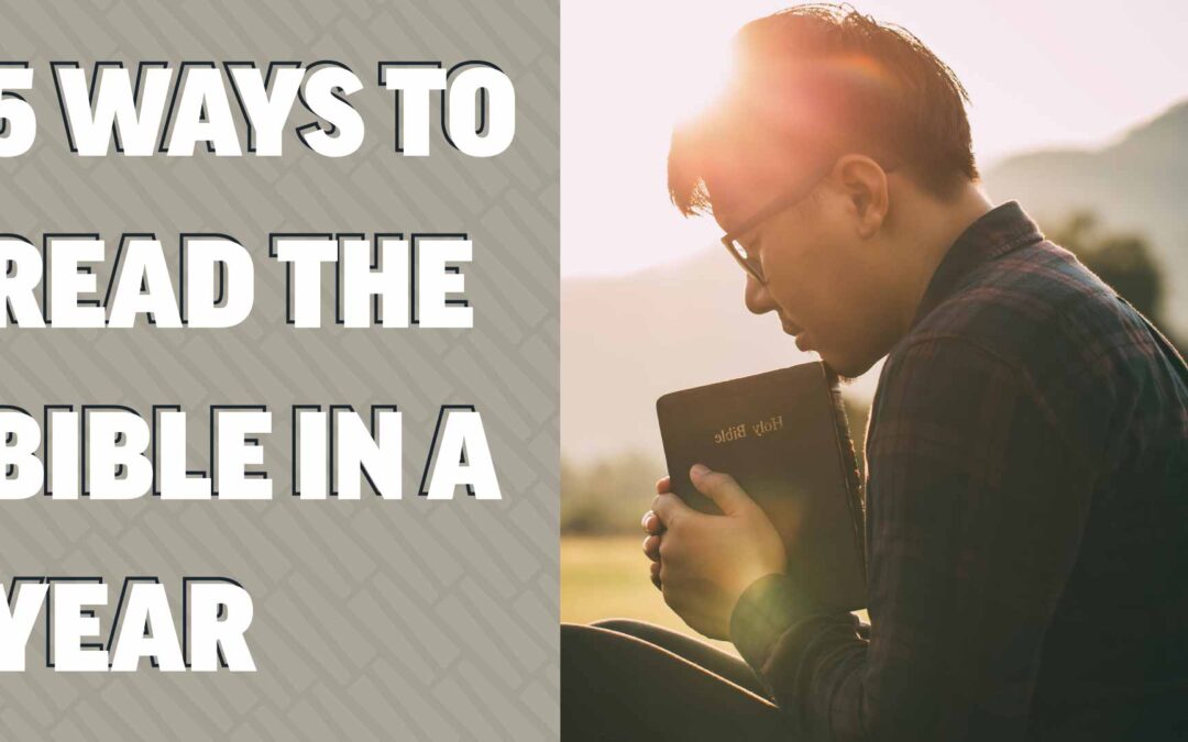 5 Ways To Read The Bible In A Year