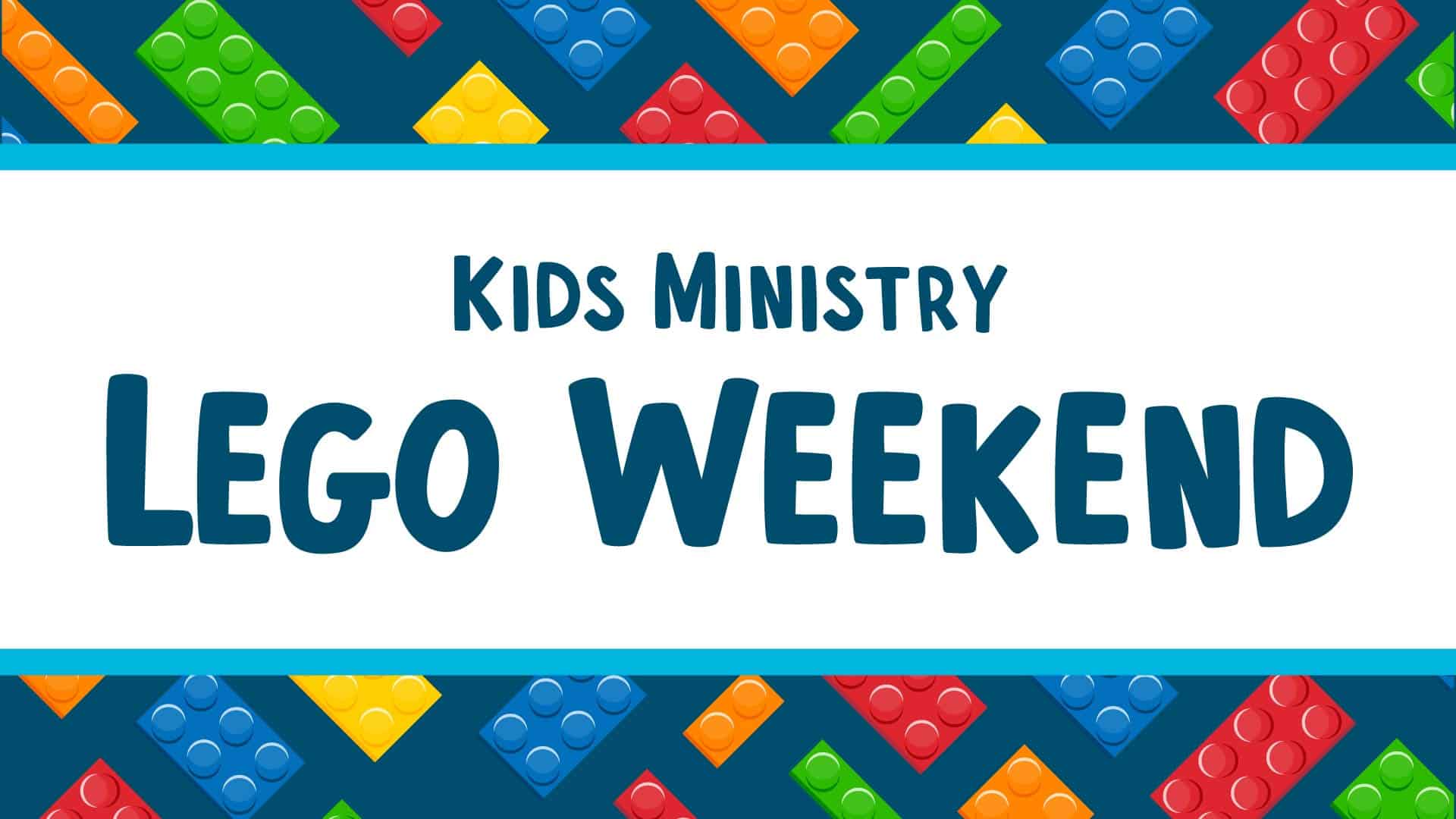 kids ministry lego weekend