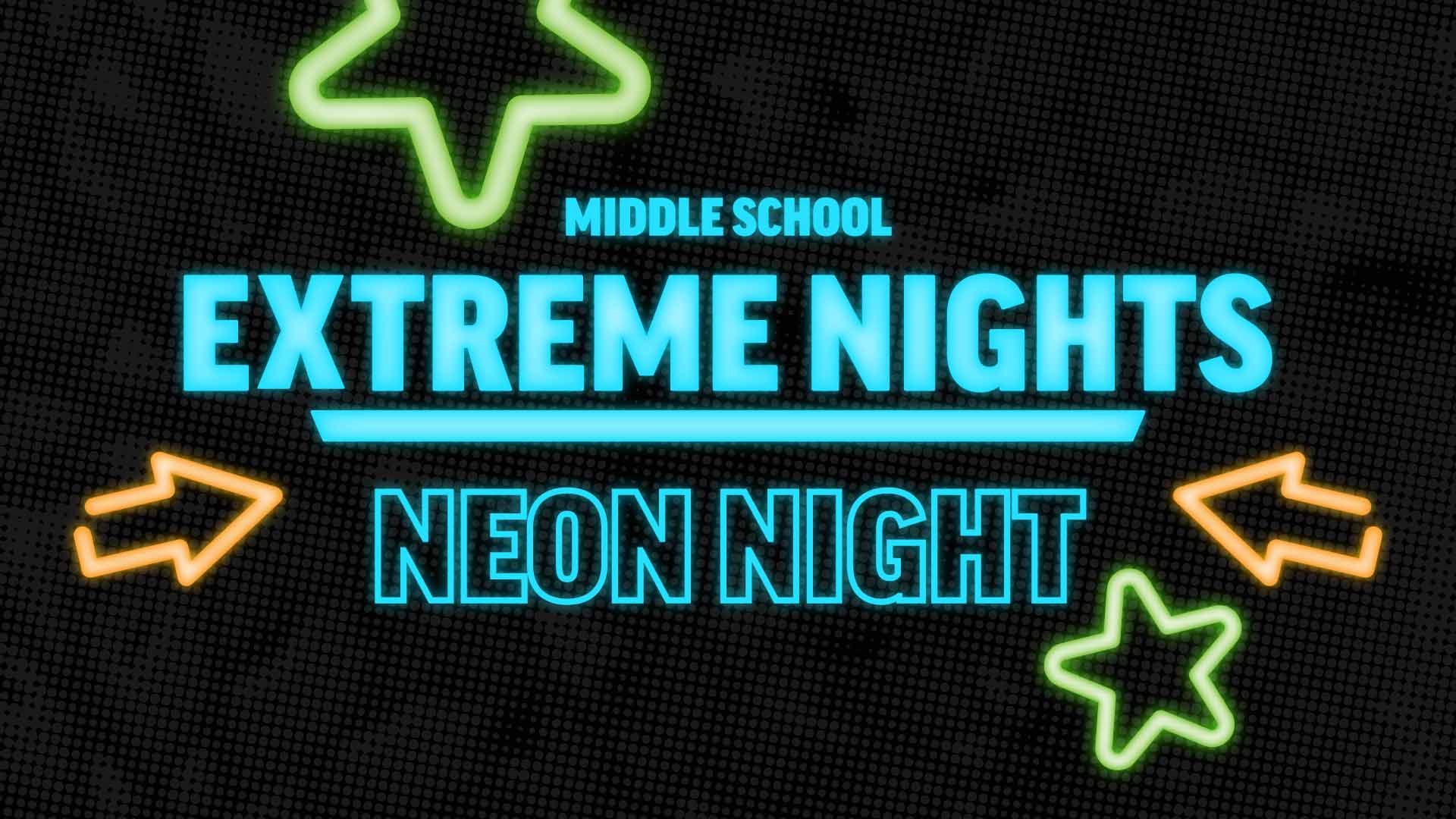 middle school extreme nights neon night