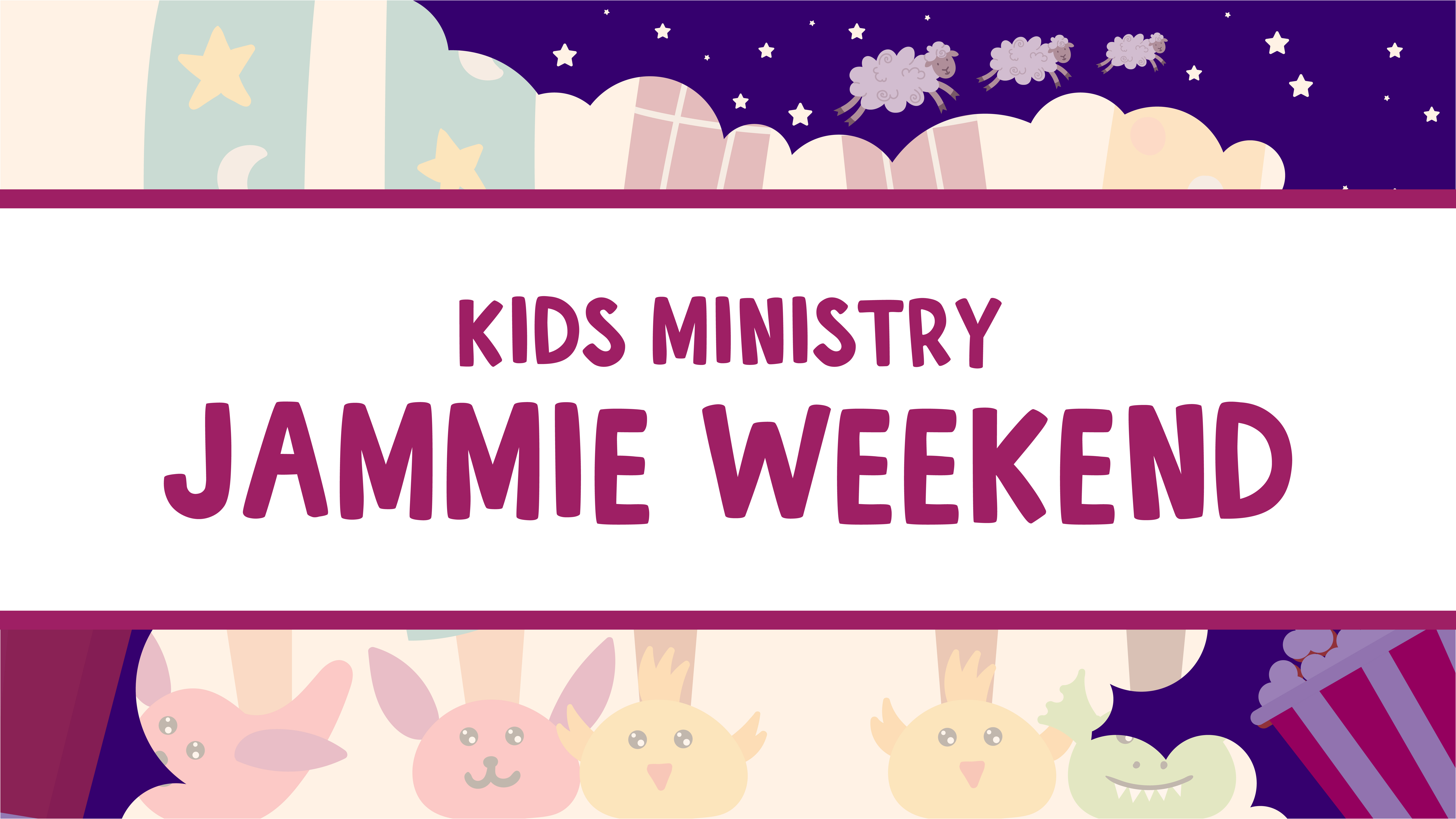 Kids Ministry Jammie Weekend